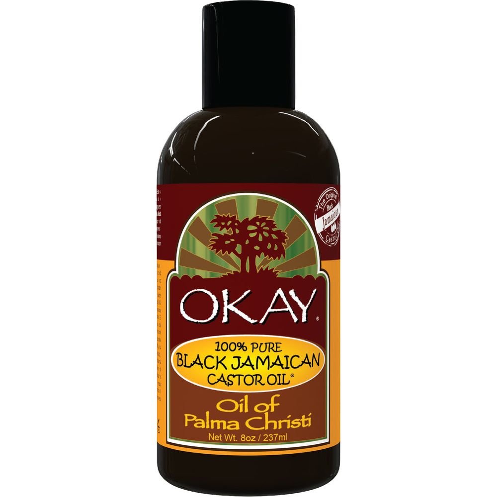 Okay Pure Naturals 100% Pure Black Jamaican Castor Oil 8oz - Beauty Exchange Beauty Supply