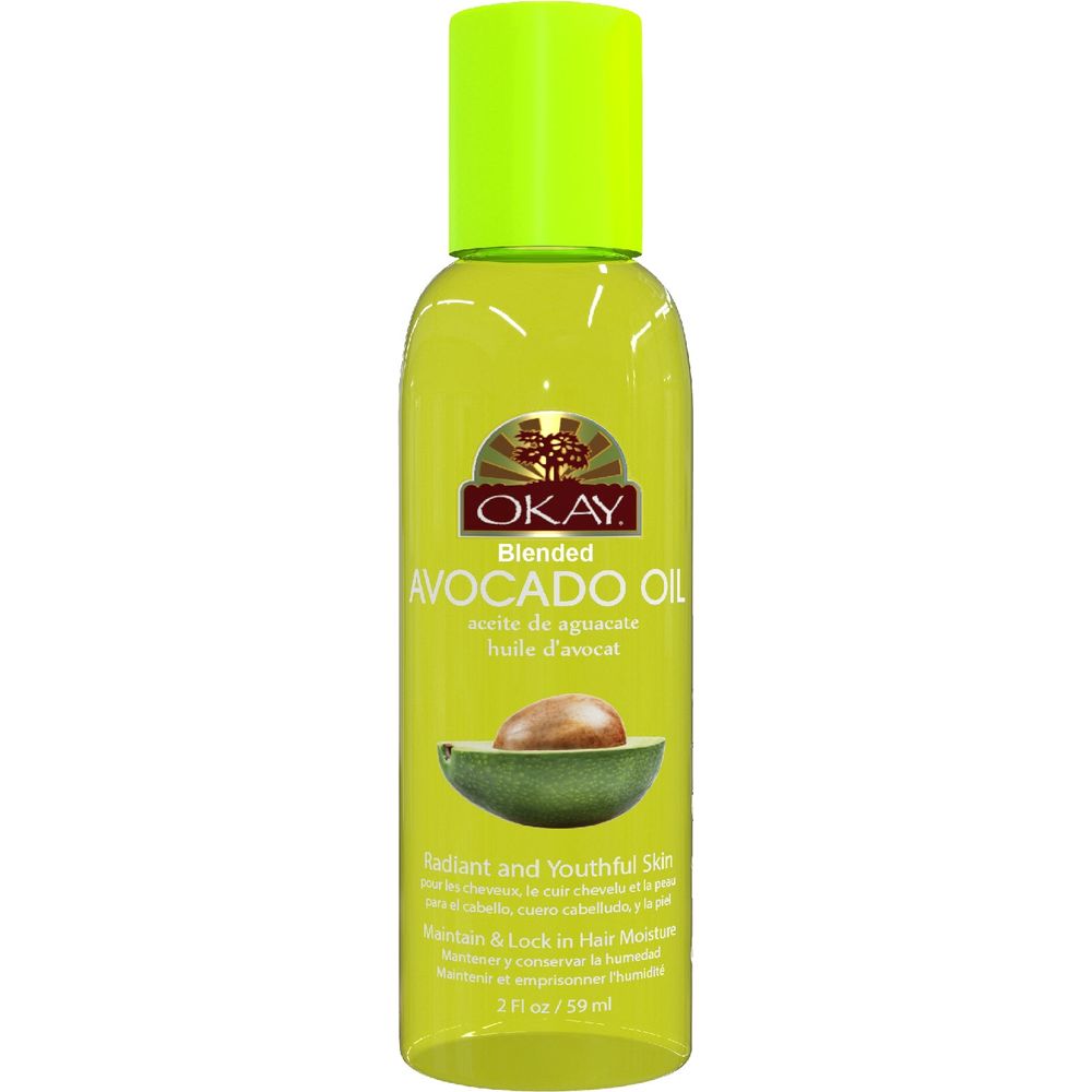 Okay Pure Naturals Avocado Oil for Hair and Skin 2oz Paraben Free - Beauty Exchange Beauty Supply