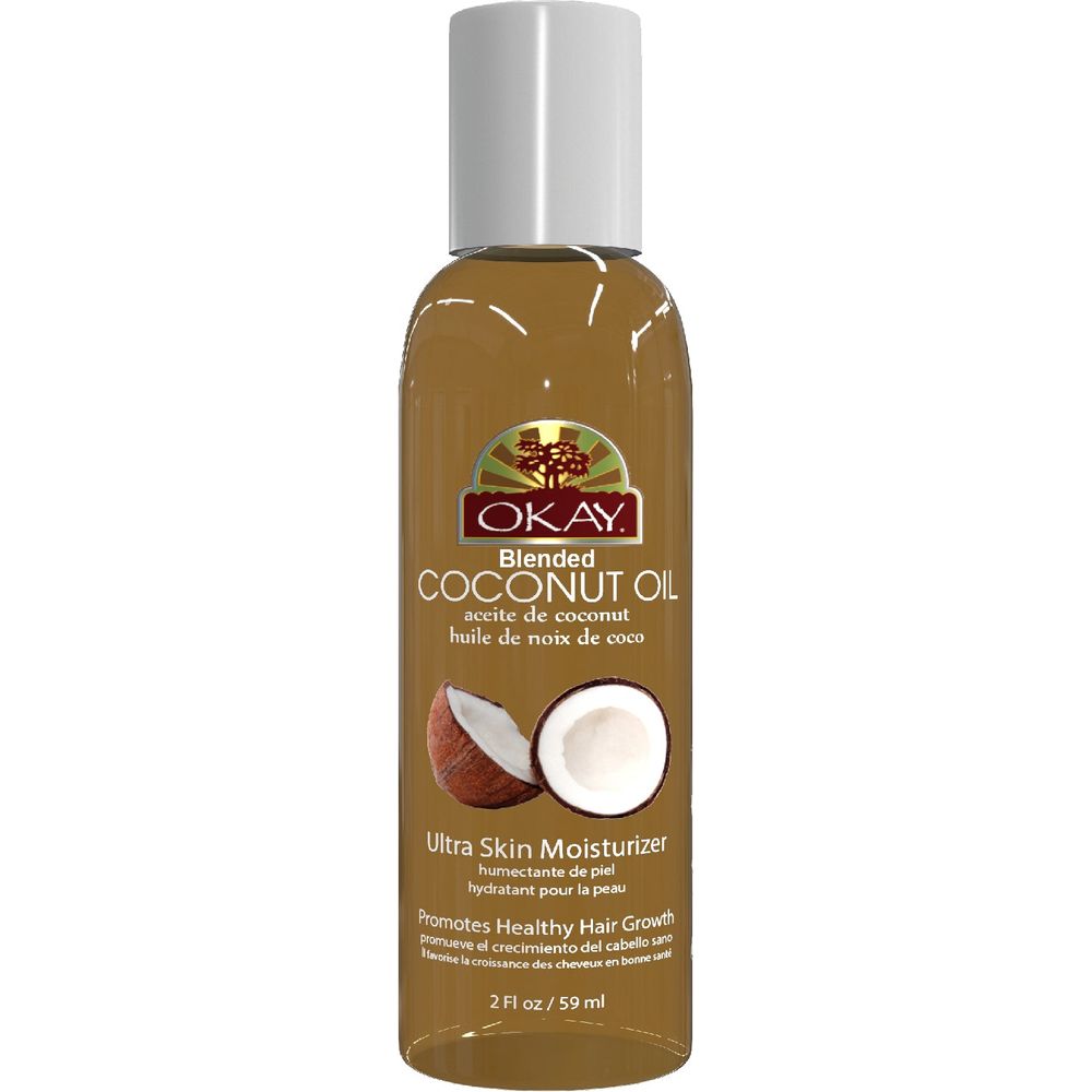 Okay Pure Naturals Coconut Blended Oil for Hair & Skin 2oz - Beauty Exchange Beauty Supply
