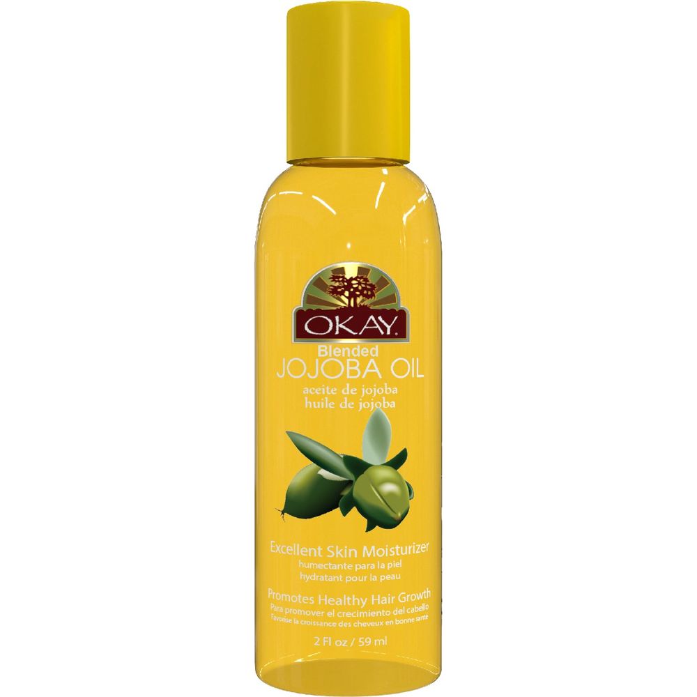 OKAY Pure Naturals JOJOBA BLENDED OIL for SKIN & HAIR 2oz - Beauty Exchange Beauty Supply