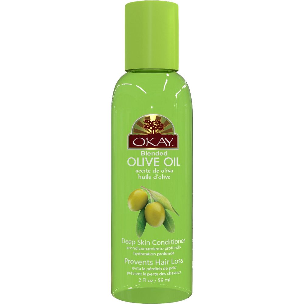 OKAY Pure Naturals Olive Blended Oil for Hair and Skin - 2oz - Beauty Exchange Beauty Supply