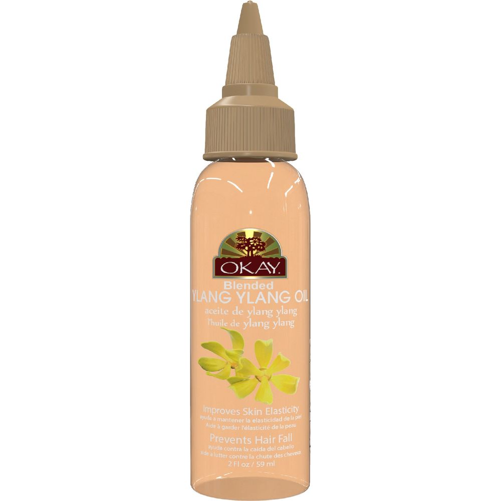 OKAY Pure Naturals YLANG YLANG BLENDED OIL for HAIR & SKIN 2oz / 59ml - Beauty Exchange Beauty Supply