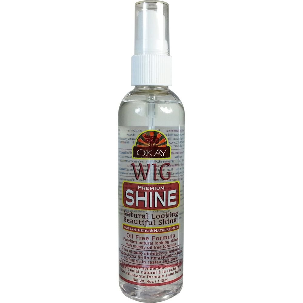OKAY WIG SHINE OIL FREE FORMULA 4oz/118ml - Beauty Exchange Beauty Supply