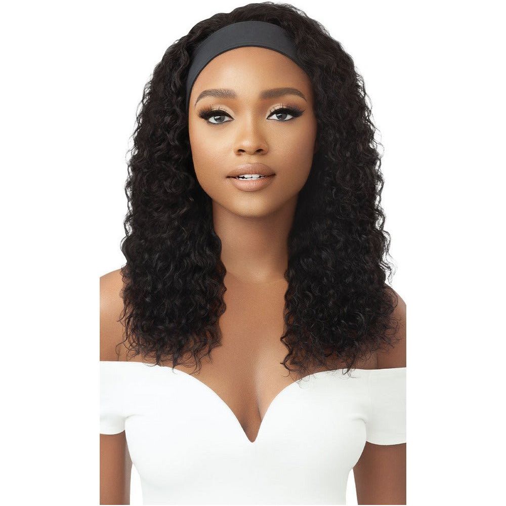 Outre 100% Unprocessed Human Hair Headband Wig - Wet & Wavy Boho Deep 20" - Beauty Exchange Beauty Supply