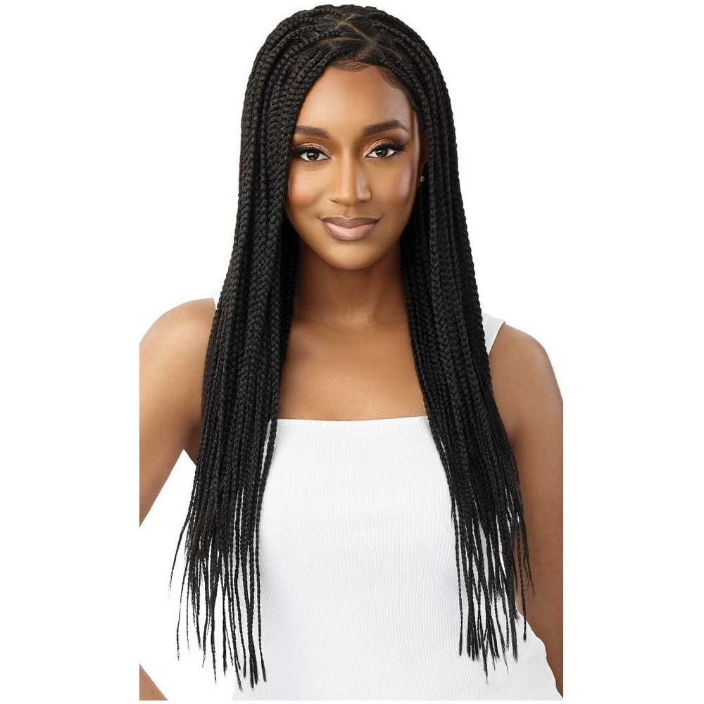 Tree or distressed frontal braids wigs. Knotless braided wig long braid -  Afrikrea