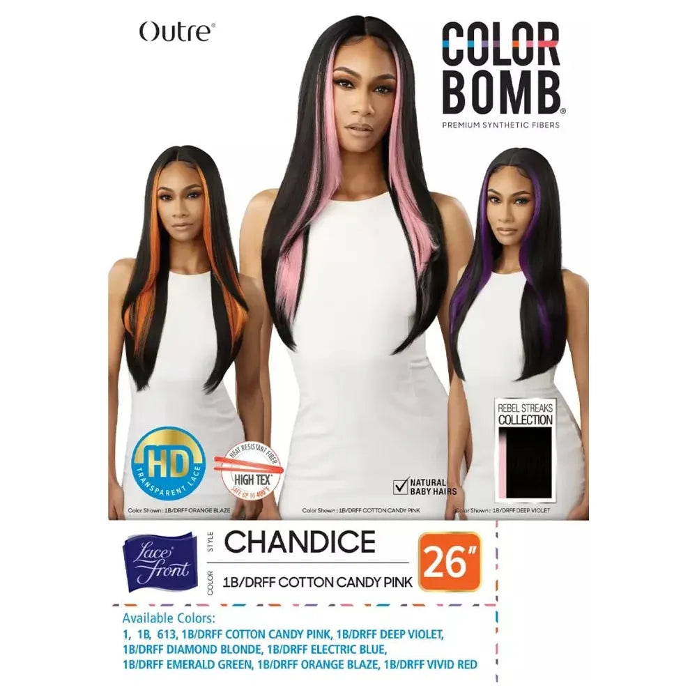Outre Color Bomb Synthetic HD Lace Front Wig - Chandice - Beauty Exchange Beauty Supply