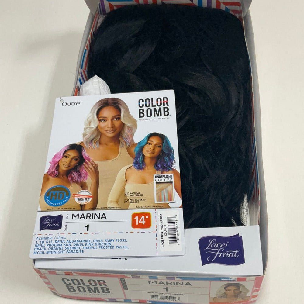 Outre Color Bomb Synthetic HD Lace Front Wig - Marina - Beauty Exchange Beauty Supply