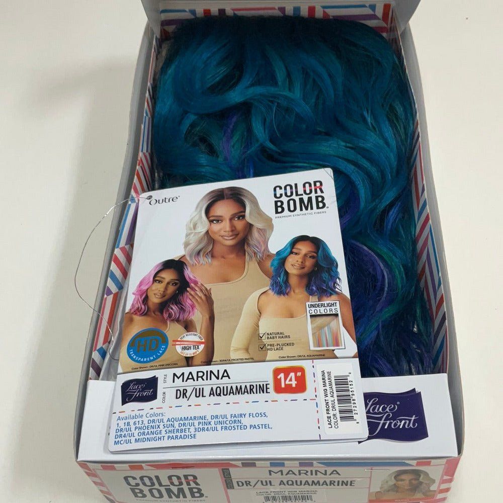 Outre Color Bomb Synthetic HD Lace Front Wig - Marina - Beauty Exchange Beauty Supply