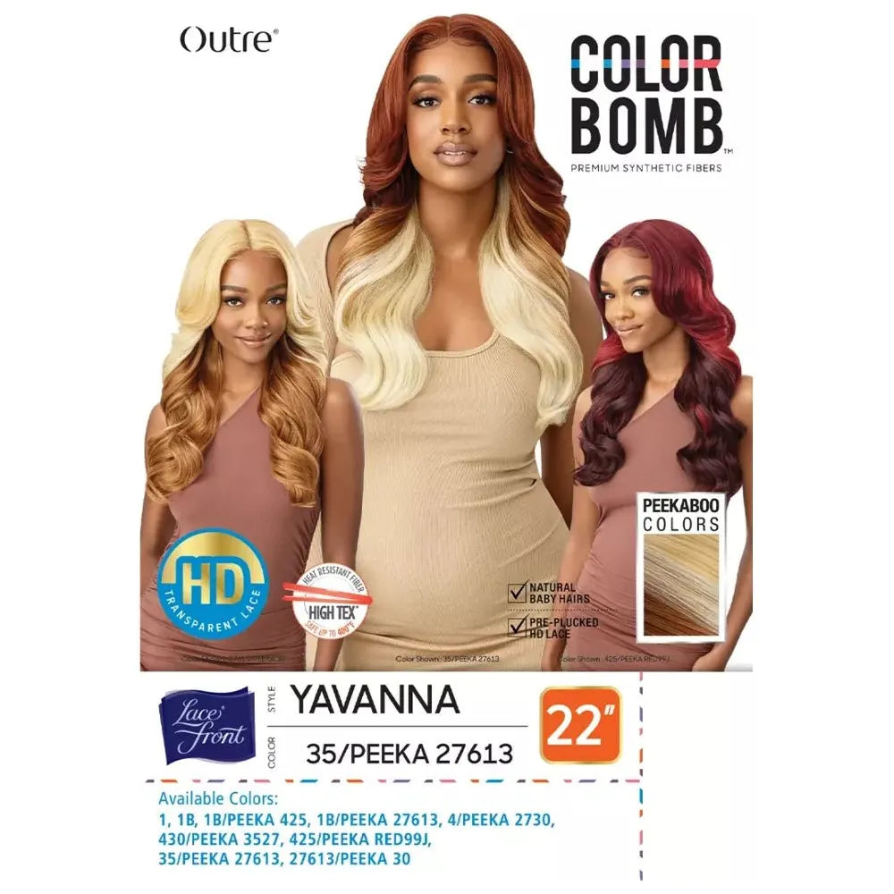 Outre Color Bomb Synthetic HD Lace Front Wig - Yavanna - Beauty Exchange Beauty Supply