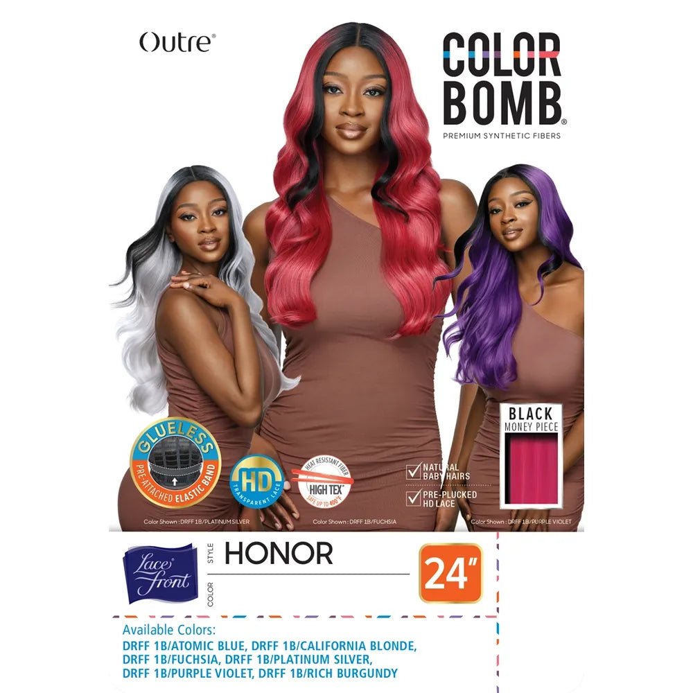 Outre Color Bomb Synthetic Lacefront Wig - Honor - Beauty Exchange Beauty Supply
