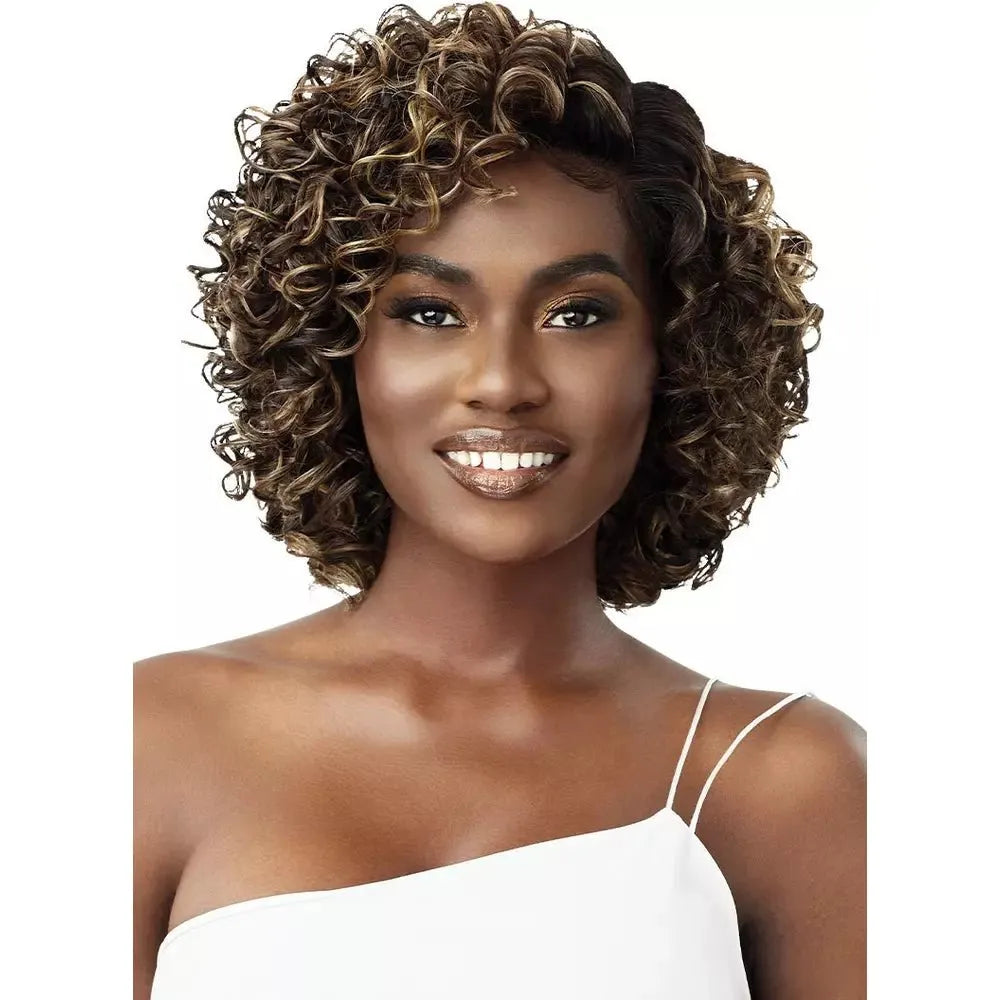 Synthetic lace front wig outre shorty best sale