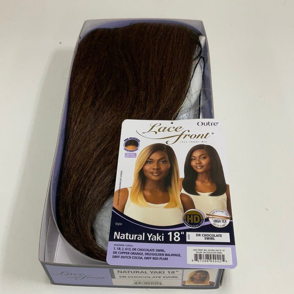 Outre Lace Front HD Synthetic Lace Front Wig - Natural Yaki 18" - Beauty Exchange Beauty Supply