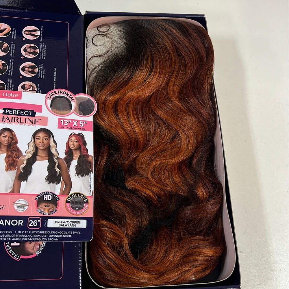 Outre Perfect Hairline Synthetic HD Lace Front Wig - Elanor - Beauty Exchange Beauty Supply