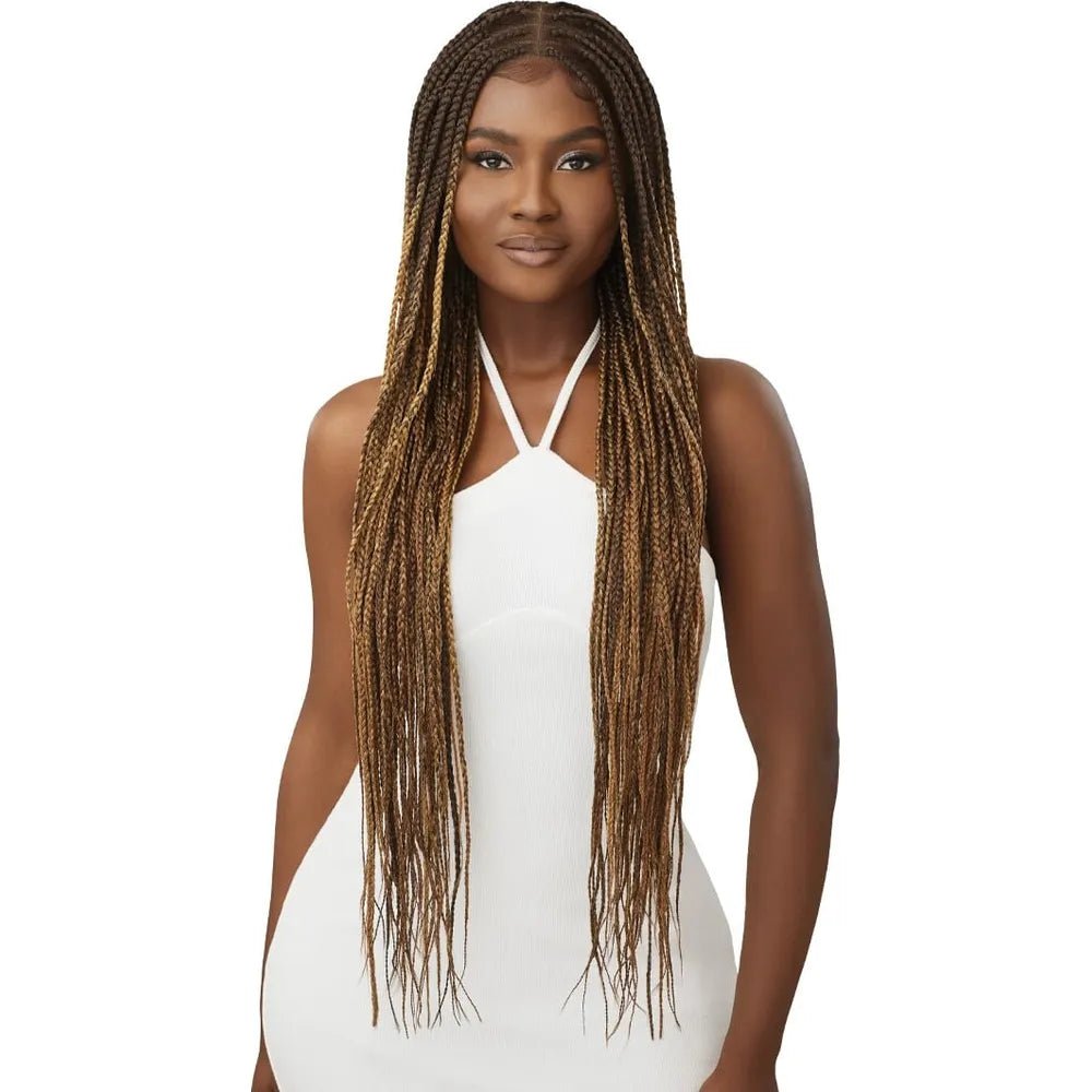 Outre Pre-Braided 100% Fully Hand-Tied Whole Lace Wig - Knotless Box Braids 36'' - Beauty Exchange Beauty Supply