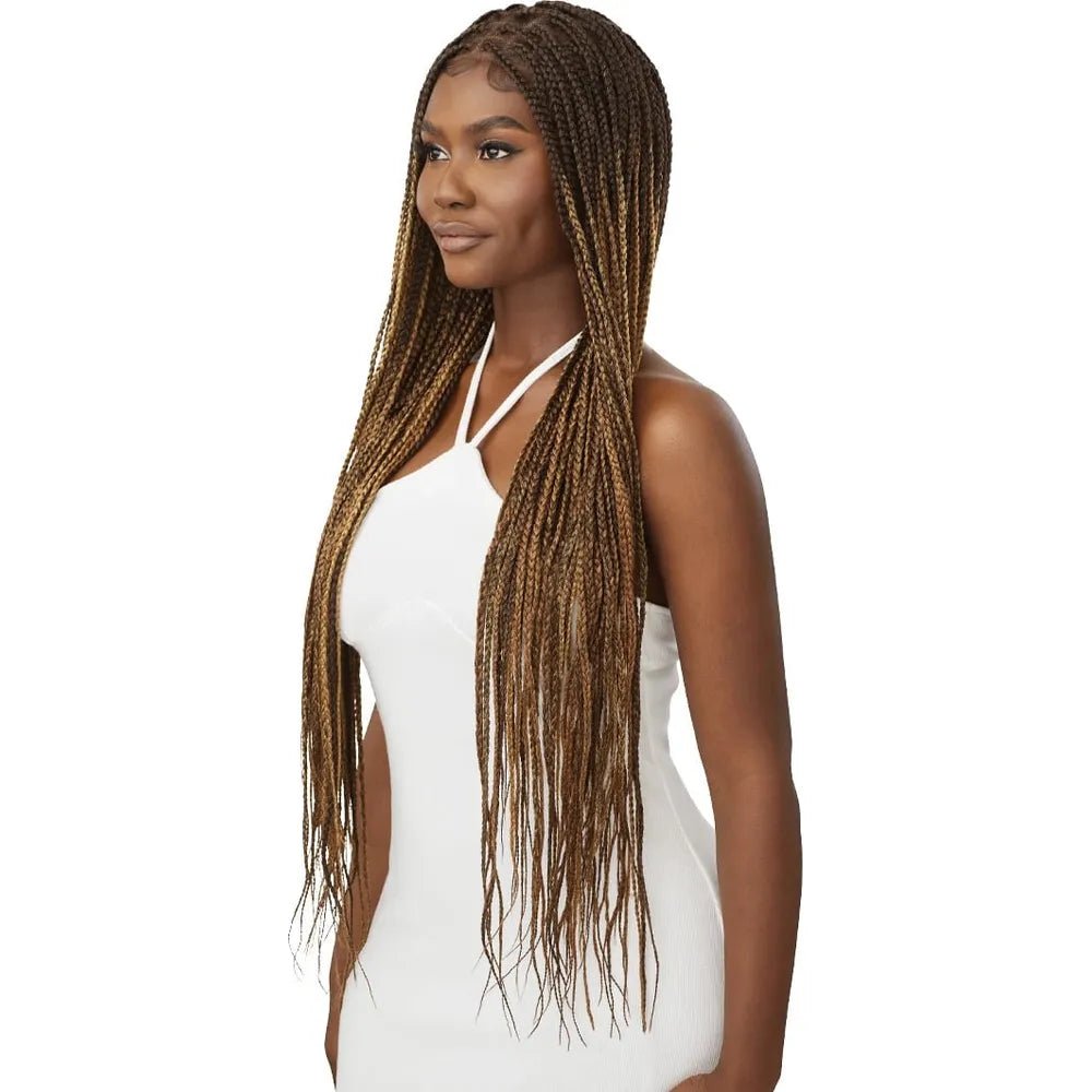 Outre Pre-Braided 100% Fully Hand-Tied Whole Lace Wig - Knotless Box Braids 36'' - Beauty Exchange Beauty Supply