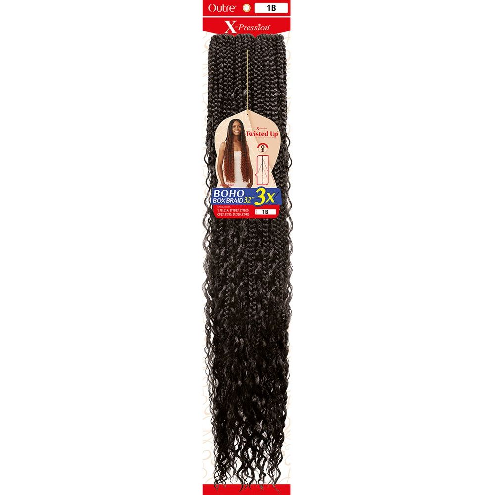Outre Twisted Up Synthetic Crochet - Boho Box Braid 32" 3X - Beauty Exchange Beauty Supply