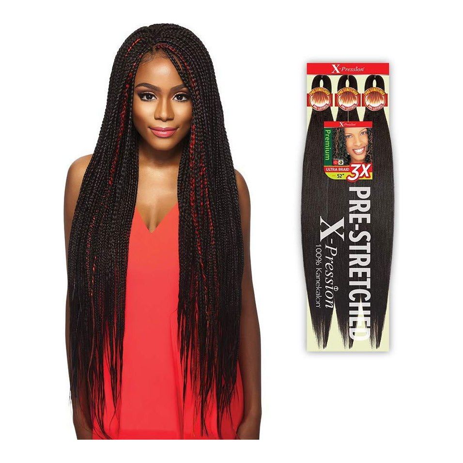 Outre X-Pression 3x Pre-Stretched Braiding Hair 42" - Beauty Exchange Beauty Supply