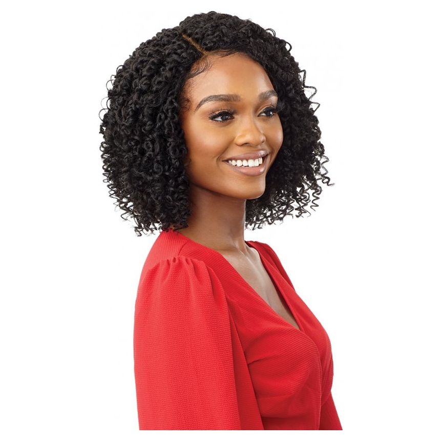 Outre X-Pression Twisted Up Synthetic 4x4 Lace Front Wig - Boho Summer Twist 12" - Beauty Exchange Beauty Supply