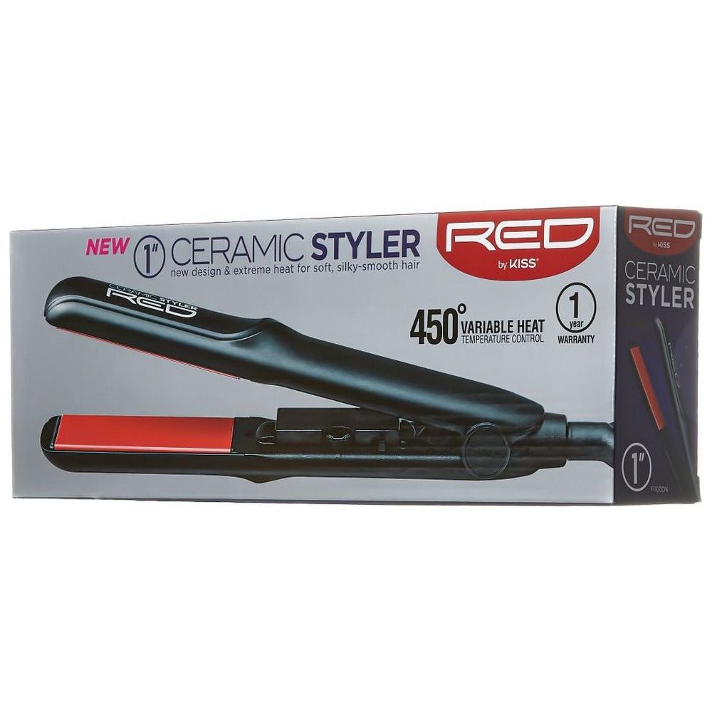 Red by Kiss Ceramic Tourmaline Flat Iron – 1