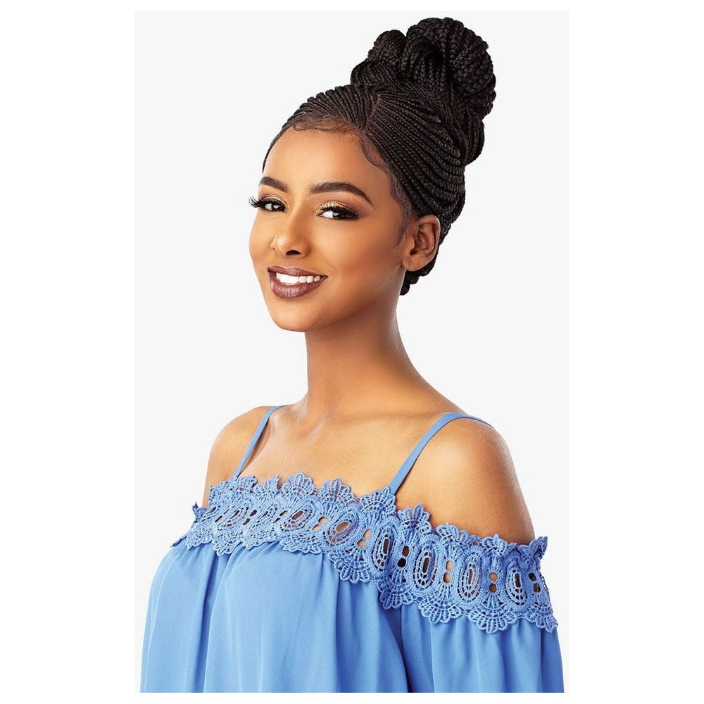 Sensationnel Cloud 9 13x5 Synthetic Lace Front Wig - Side Part Cornrow - Beauty Exchange Beauty Supply