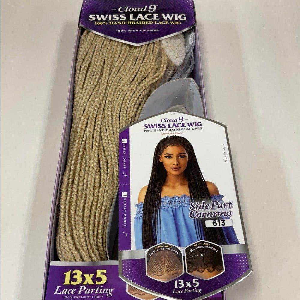 Sensationnel Cloud 9 13x5 Synthetic Lace Front Wig - Side Part Cornrow - Beauty Exchange Beauty Supply