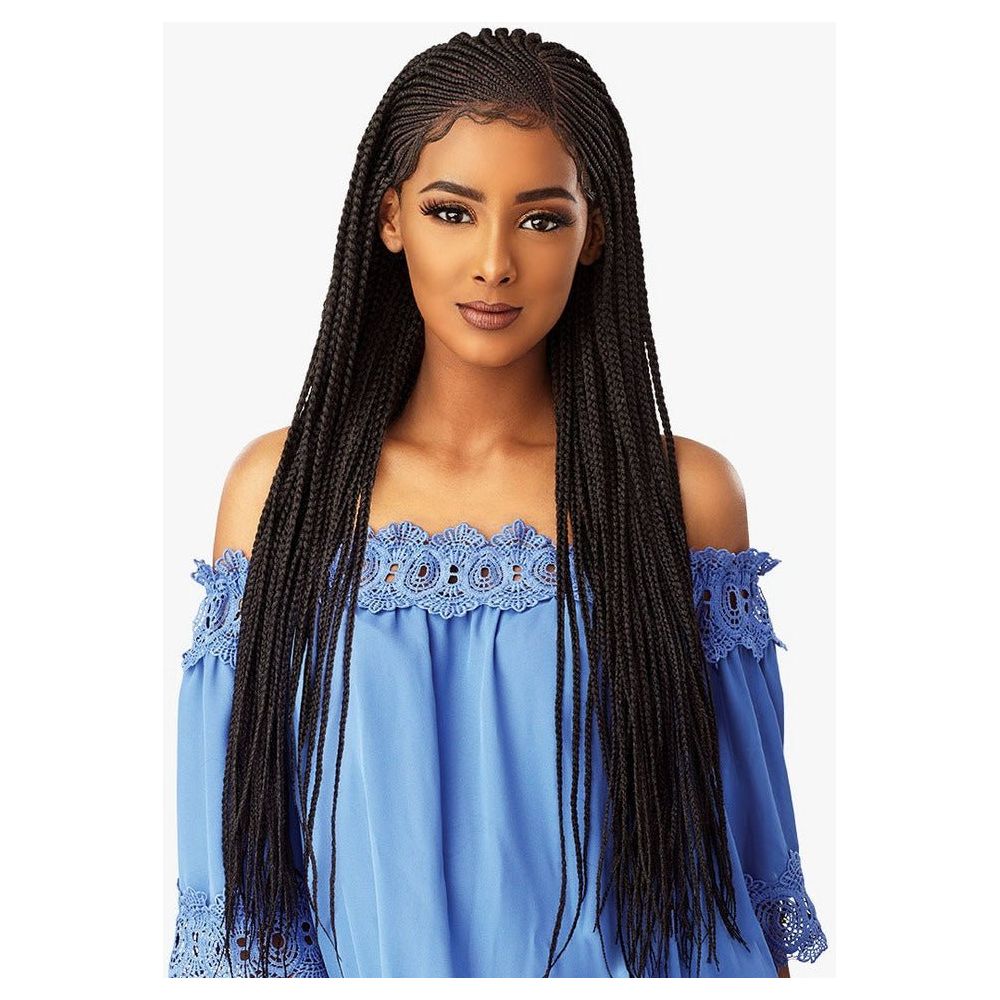 Sensationnel Cloud 9 13x5 Synthetic Lace Front Wig - Side Part Cornrow - Beauty Exchange Beauty Supply