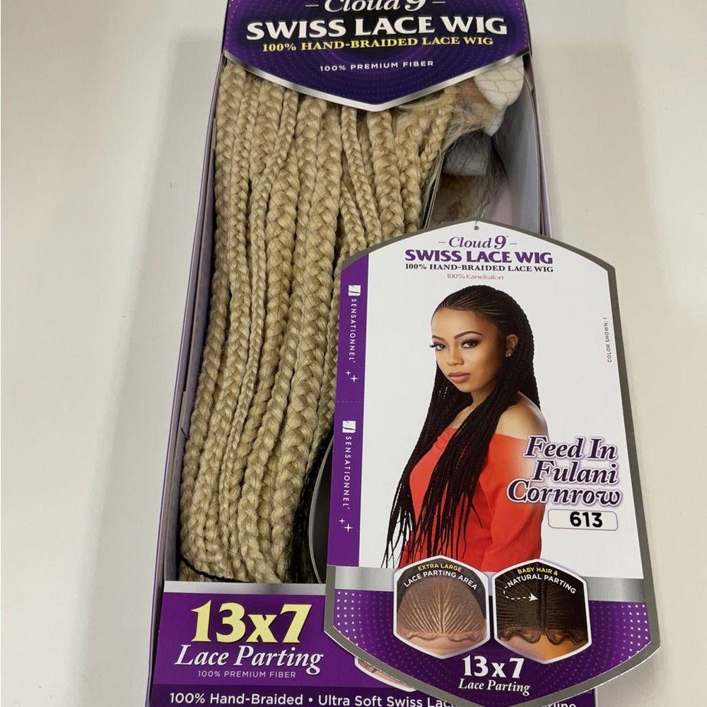 Sensationnel Cloud 9 13x7 Synthetic Lace Front Wig - Feed In Fulani Cornrow - Beauty Exchange Beauty Supply