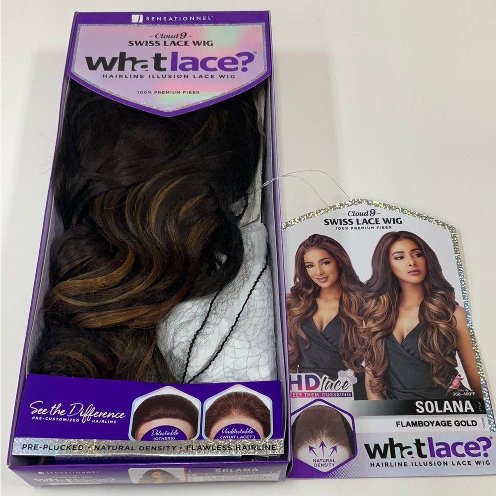 Sensationnel Cloud 9 What Lace? Synthetic 13x6 HD Lace Front Wig - Solana - Beauty Exchange Beauty Supply