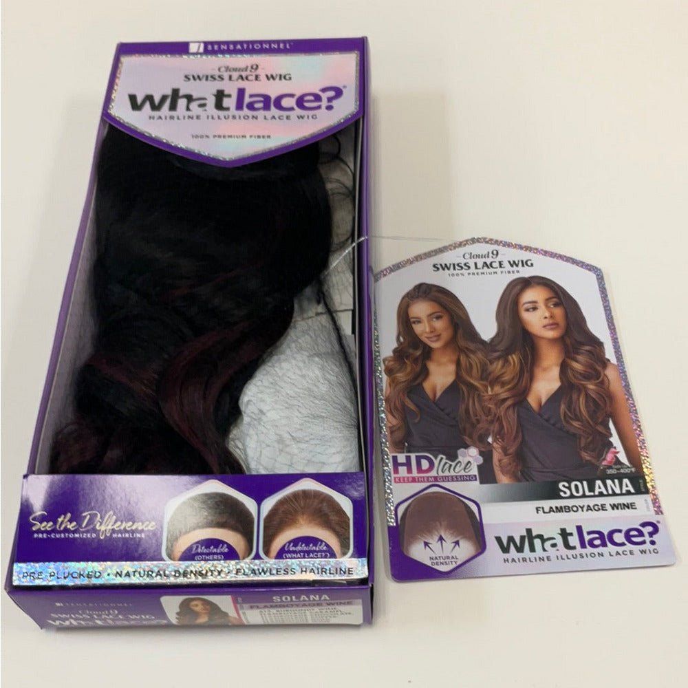 Sensationnel Cloud 9 What Lace? Synthetic 13x6 HD Lace Front Wig - Solana - Beauty Exchange Beauty Supply