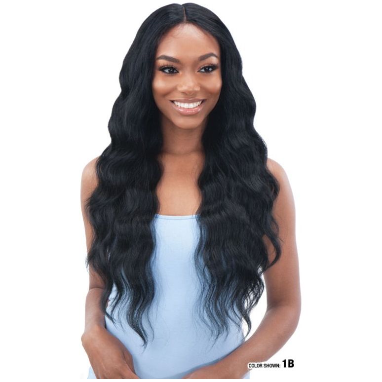 Shake-N-Go Organique Synthetic Lace Front Wig - Halo Wave 28" - Beauty Exchange Beauty Supply