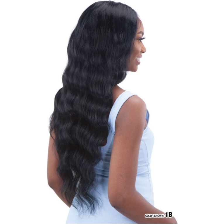 Shake-N-Go Organique Synthetic Lace Front Wig - Halo Wave 28" - Beauty Exchange Beauty Supply