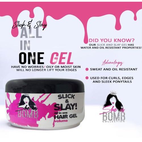 She is Bomb Collection Slick & Slay Hair Gel - Beauty Exchange Beauty Supply