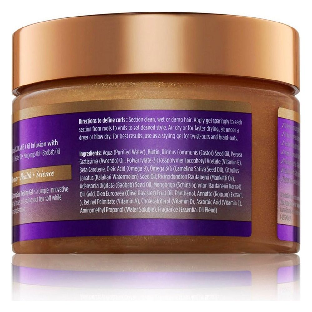 The Mane Choice Ancient Egyptian Anti-Breakage & Repair Antidote 24 Karat Glistening Gold Twisting Gel 12oz - Beauty Exchange Beauty Supply