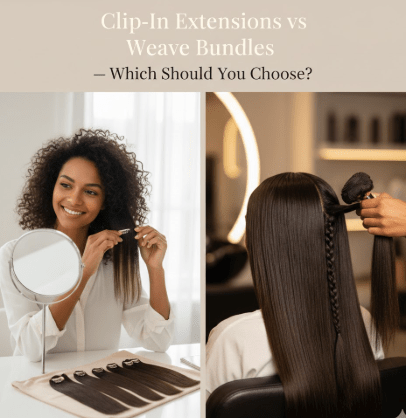 Clip-In Extensions vs Weave Bundles — Which Should You Choose? - Beauty Exchange Beauty Supply