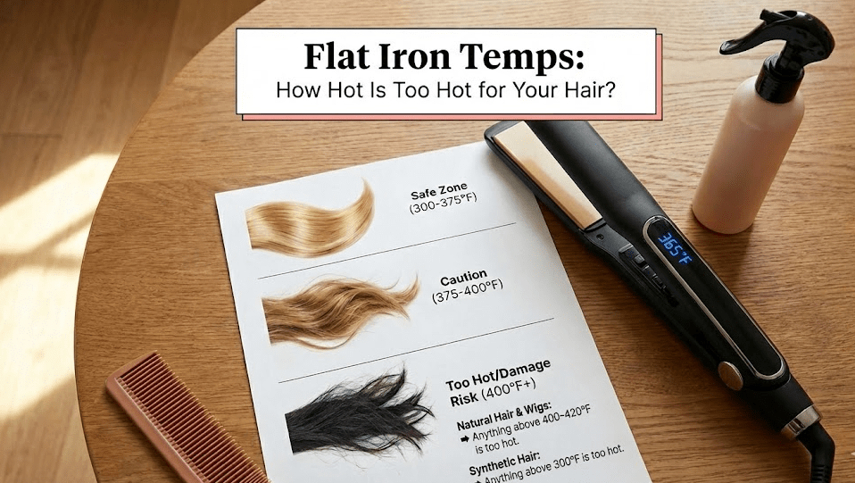 Flat Iron Temps: How Hot Is Too Hot for Your Hair - Beauty Exchange Beauty Supply