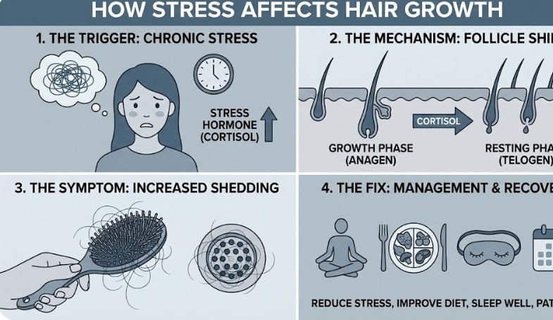 How Stress Affects Hair Growth - Beauty Exchange Beauty Supply