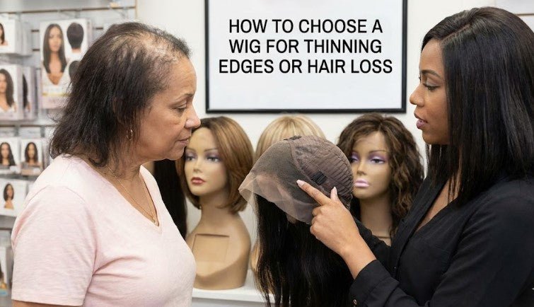 How to Choose a Wig for Thinning Edges or Hair Loss - Beauty Exchange Beauty Supply