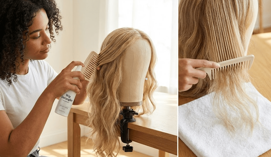 How to Detangle Your Wig Without Shedding - Beauty Exchange Beauty Supply