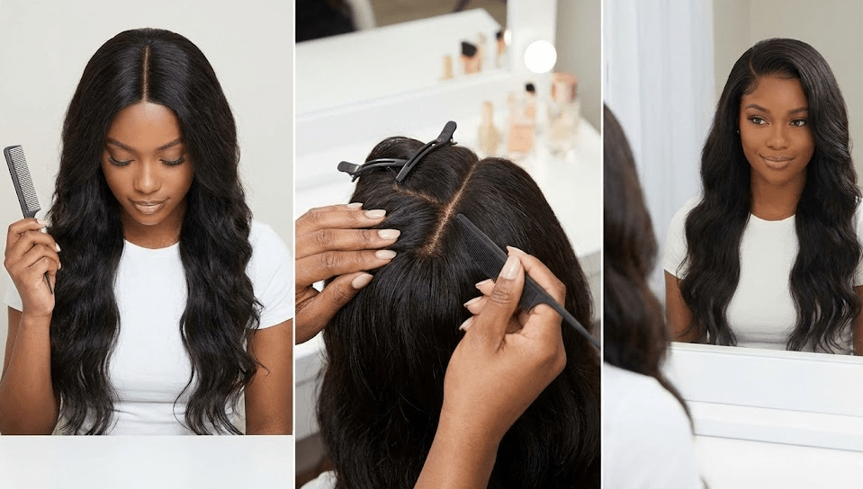 How to Switch From a Middle Part to a Side Part Without Ruining Your Wig - Beauty Exchange Beauty Supply