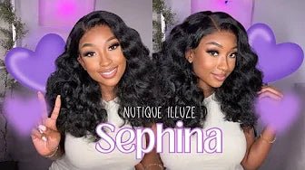 Nutique Illuze Lace Front HD Lace Wig - Sephina Reviewed by influencer Cait Gainer - Beauty Exchange Beauty Supply