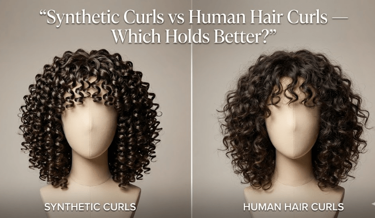 Synthetic Curls vs Human Hair Curls — Which Holds Better? - Beauty Exchange Beauty Supply