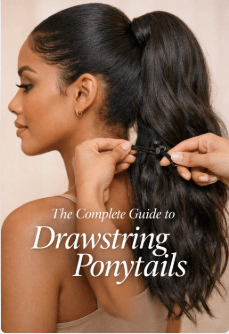 The Complete Guide to Drawstring Ponytails