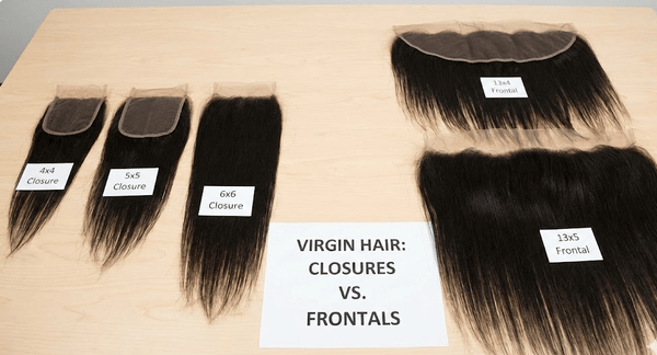 Virgin Hair Closures vs. Frontals — What’s the Difference?
