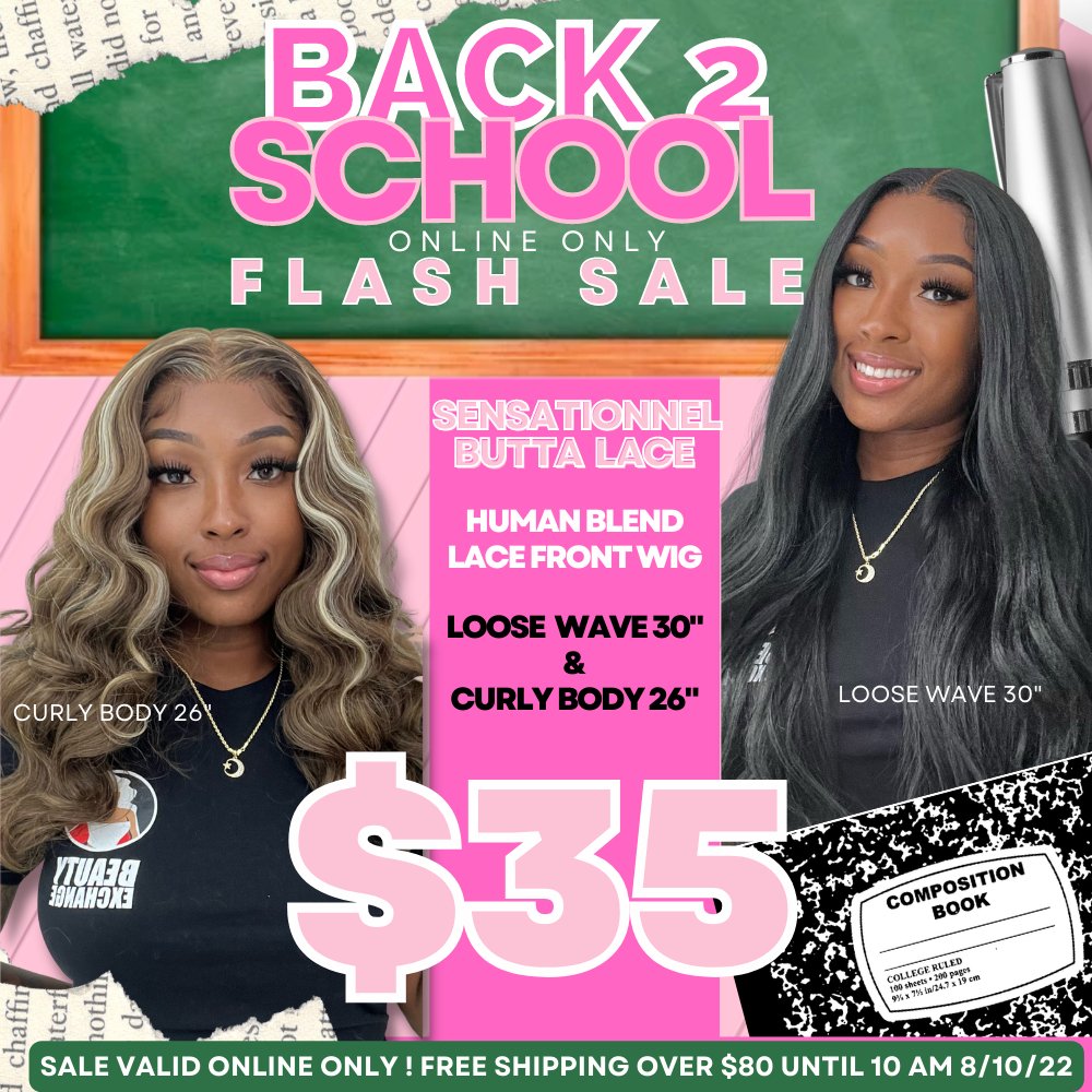 Back 2 School Flash Sale - Loose Wave 30" & Curly Body 24" - Beauty Exchange Beauty Supply