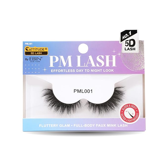 Ebin New York CATTITUDE 5D "PM" False Eyelashes