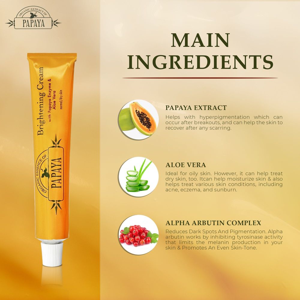 Mitchell Brands Organic Extract Papaya Radiance Cream - 1.76oz