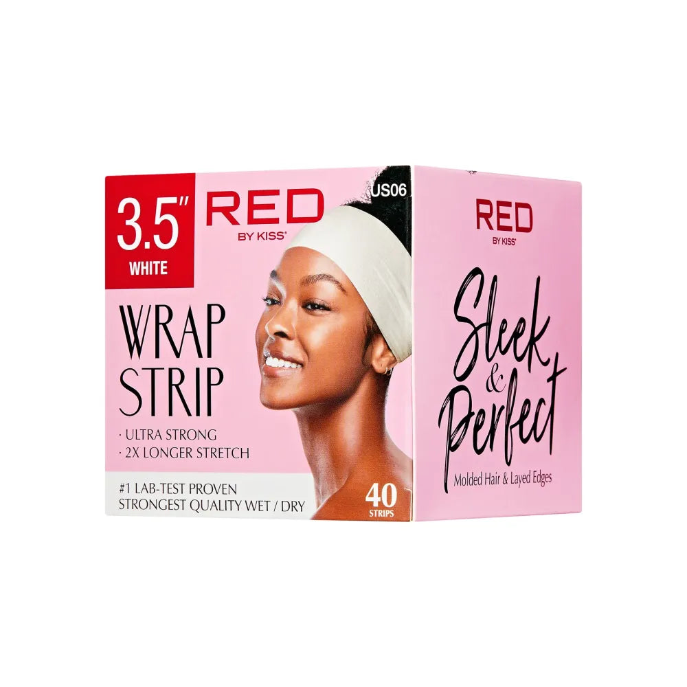 Red by Kiss Wrap Strips White – 40 pcs