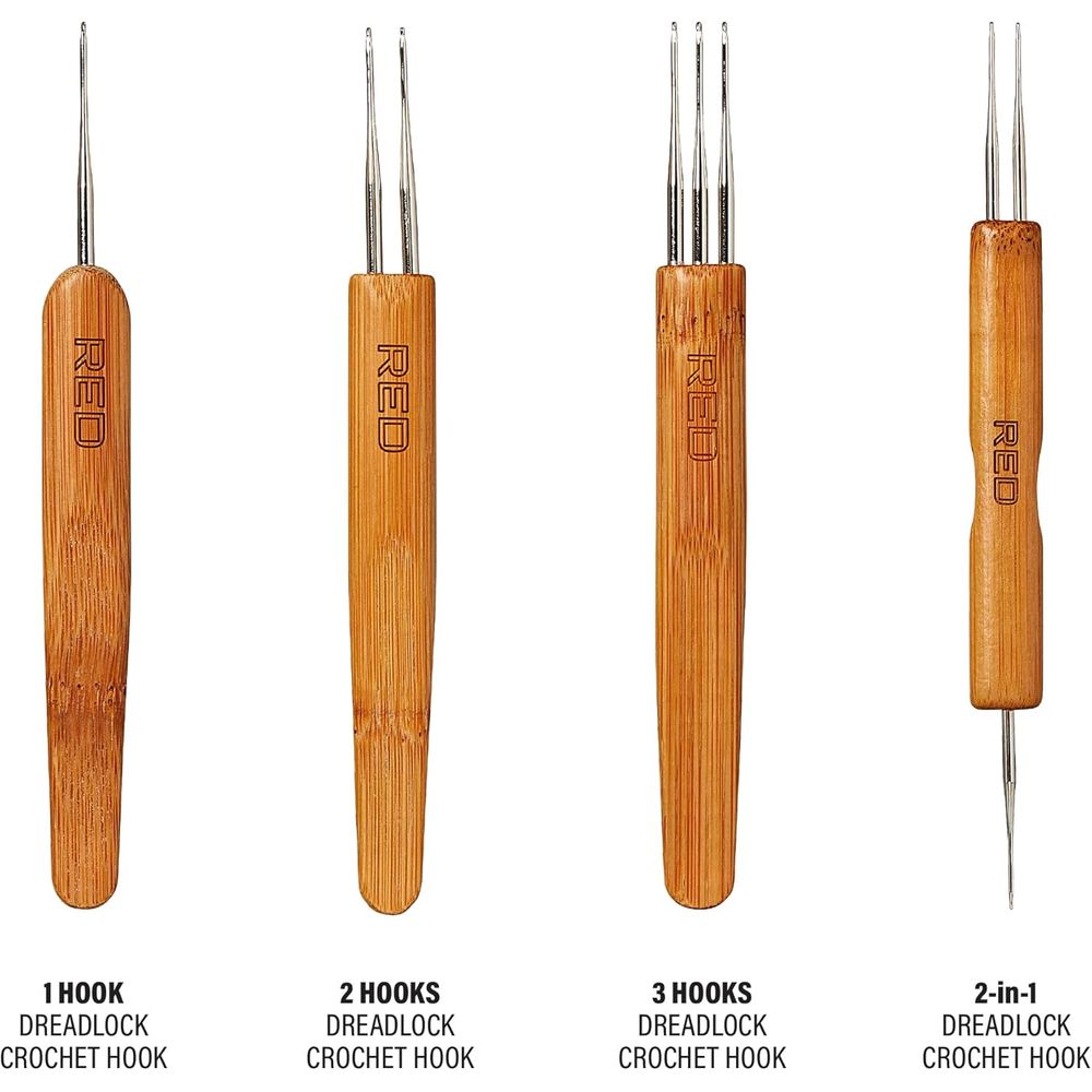 Red by Kiss 2-in-1 Crochet Hook – 0.75 mm