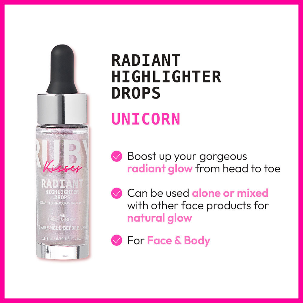Ruby Kisses Radiant Highlighter Drops