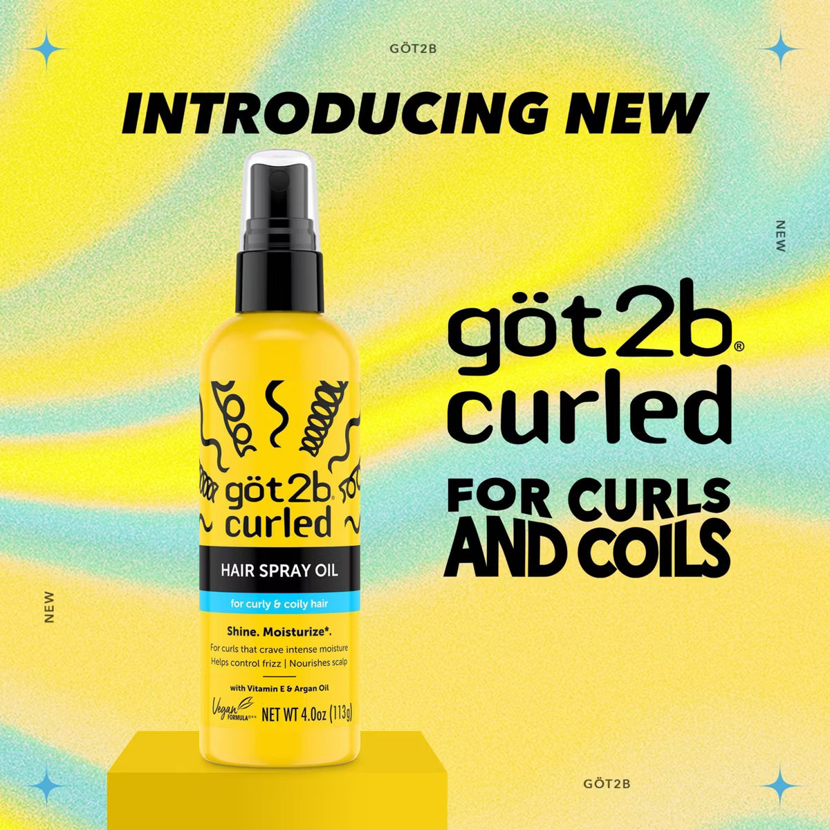 Got2b Curls Hair & Scalp Oil – 4 oz